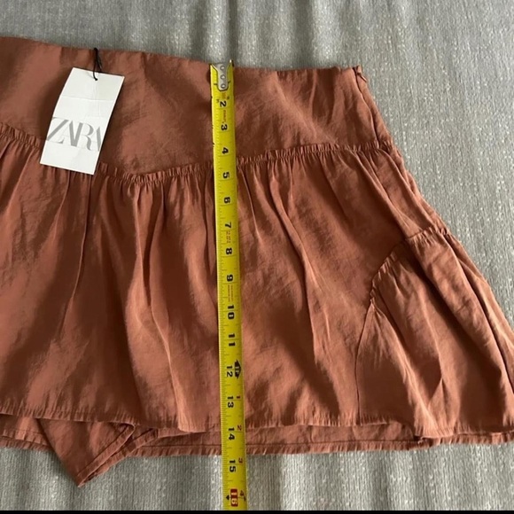 NWT Zara Fluid Brick Skort XXL - Picture 5 of 8
